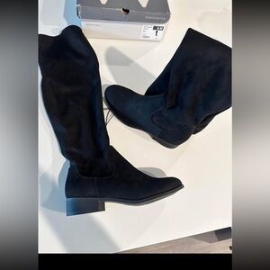NWT Women's Black Over-the-Knee Boots